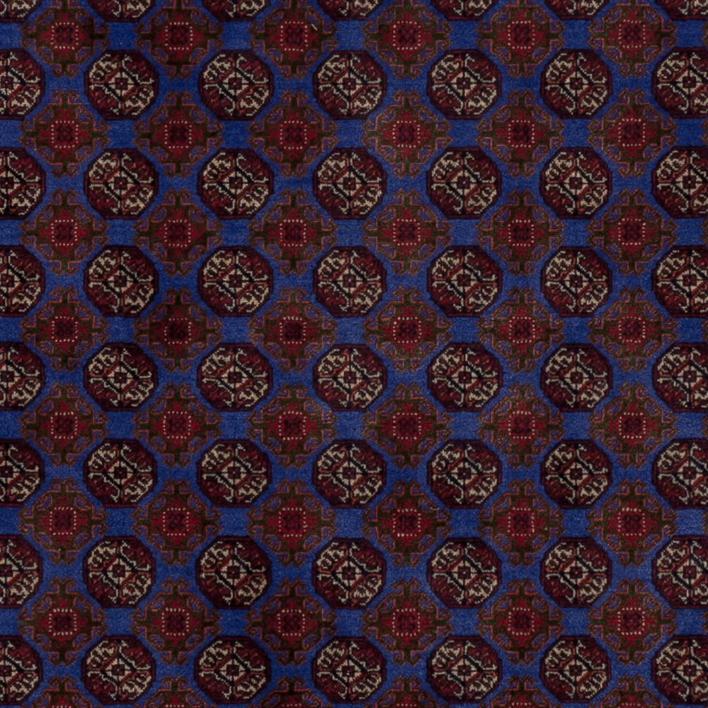 Afghan Teppich - Royal - 195 x 151 cm - blau