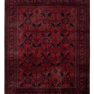 Afghan Teppich - Royal - 195 x 152 cm - rot