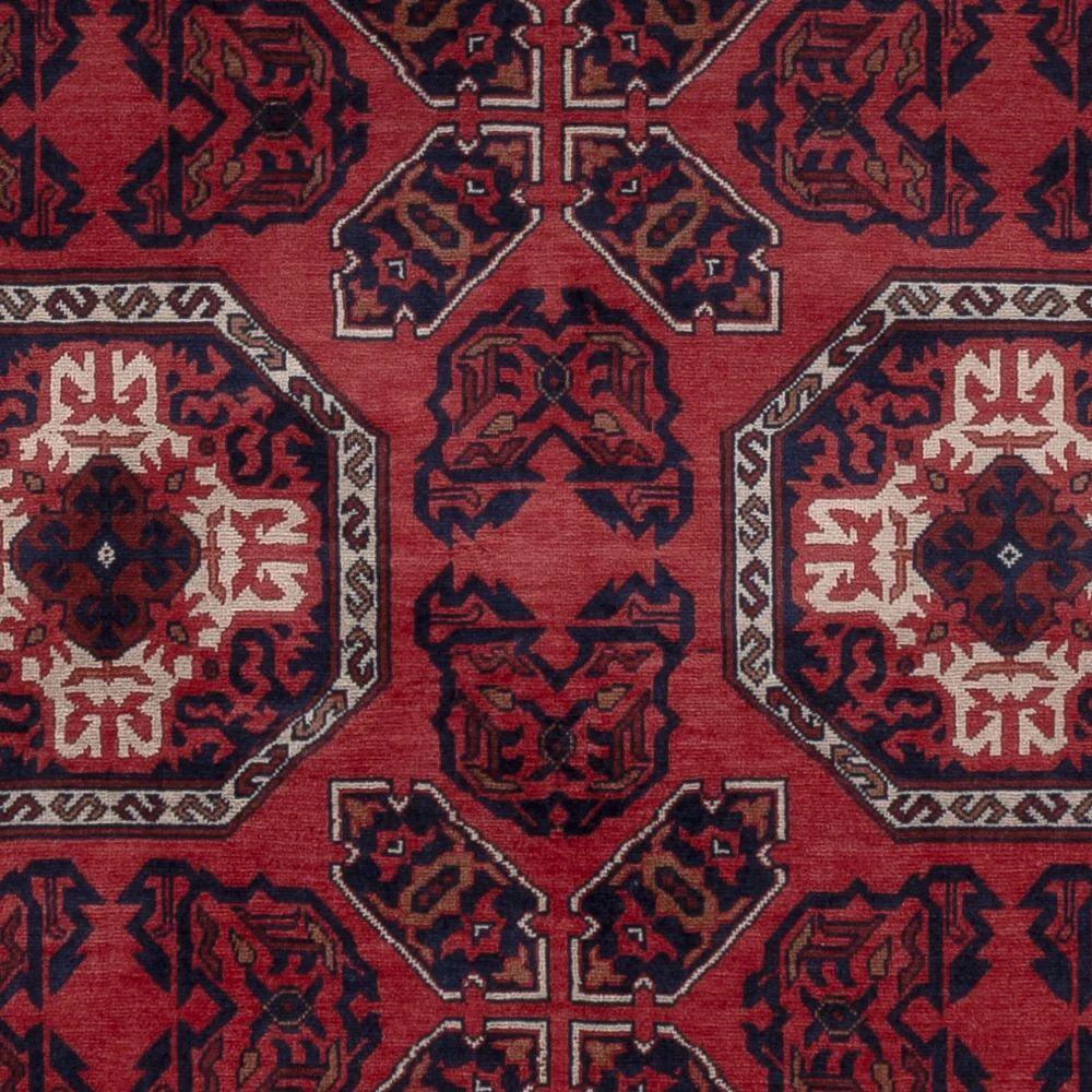 Afghan Teppich - Royal - 198 x 151 cm - rot