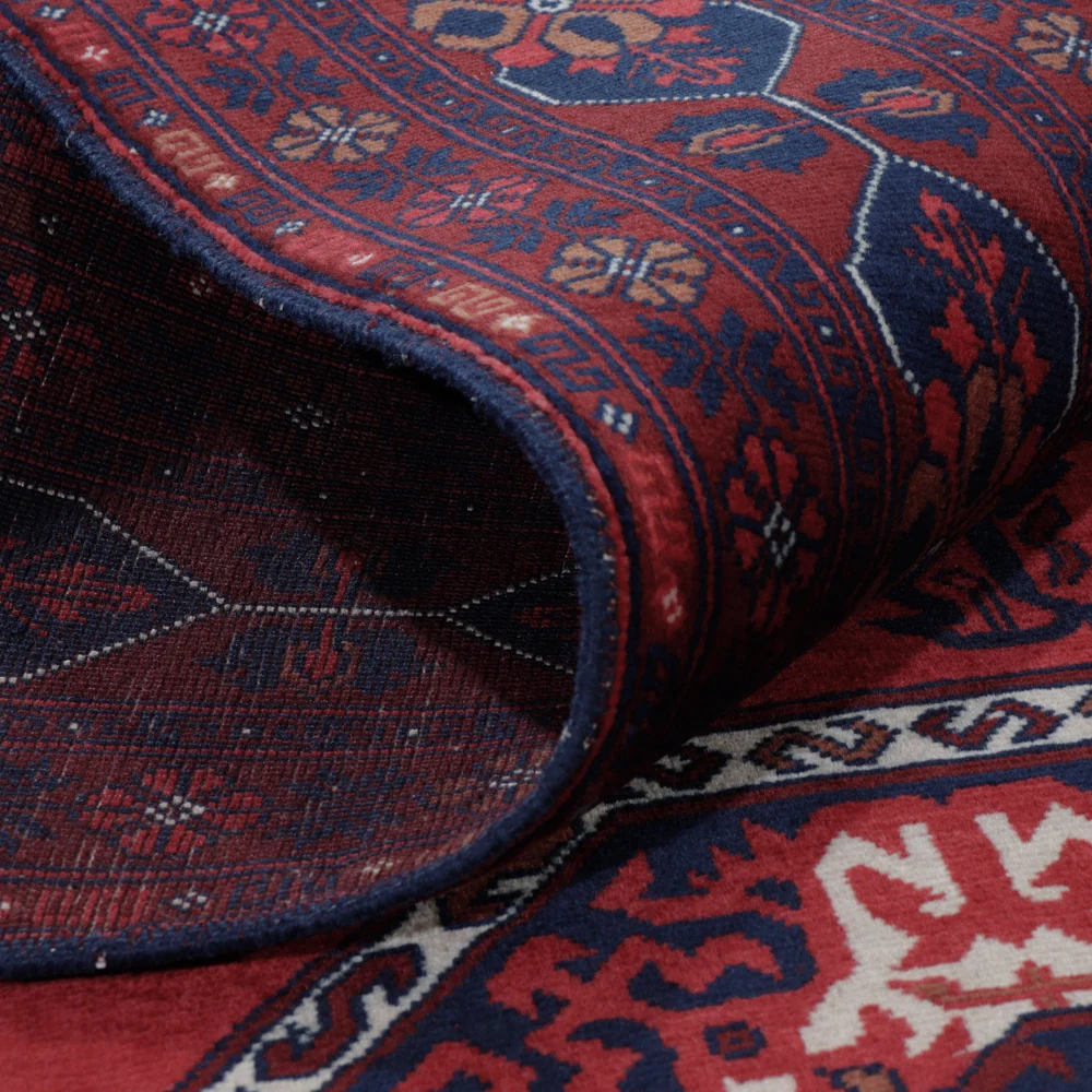 Afghan Teppich - Royal - 198 x 151 cm - rot