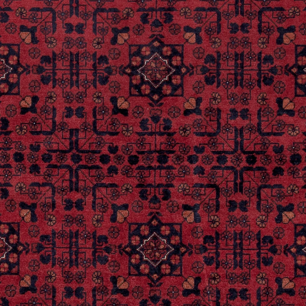 Afghan Teppich - Royal - 200 x 151 cm - rot