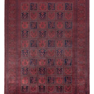 Afghan Teppich - Royal - 285 x 195 cm - dunkelrot