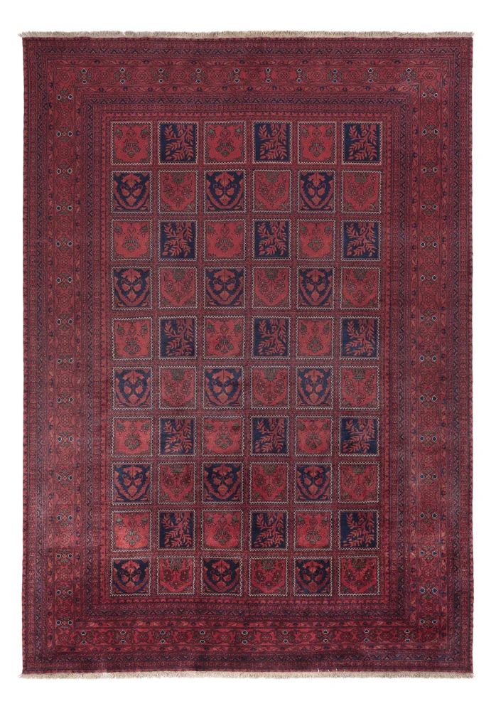 Afghan Teppich - Royal - 285 x 195 cm - dunkelrot