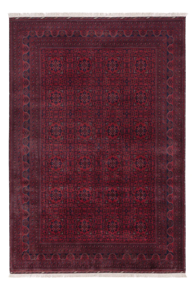 Afghan Teppich - Royal - 286 x 202 cm - dunkelrot