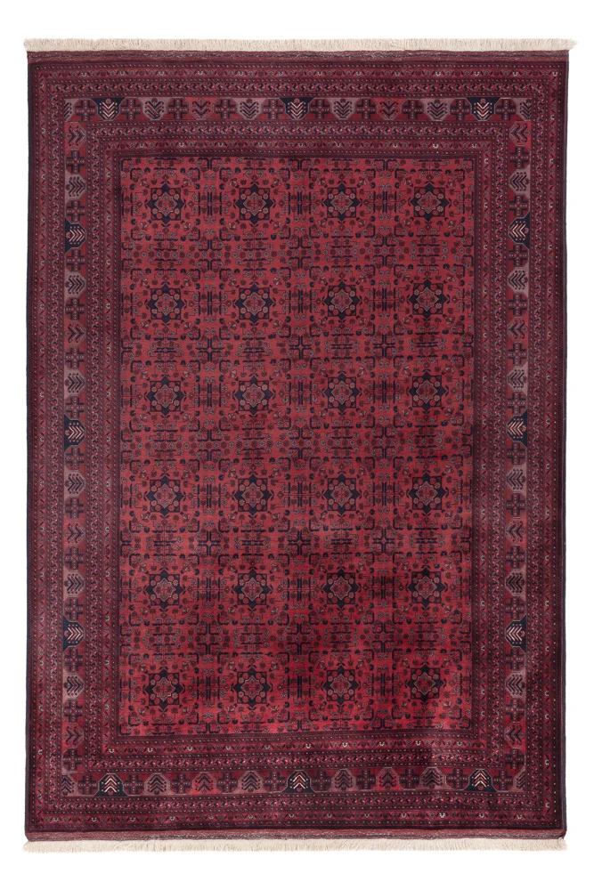 Afghan Teppich - Royal - 292 x 199 cm - dunkelrot