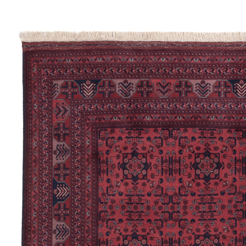 Afghan Teppich - Royal - 292 x 199 cm - dunkelrot