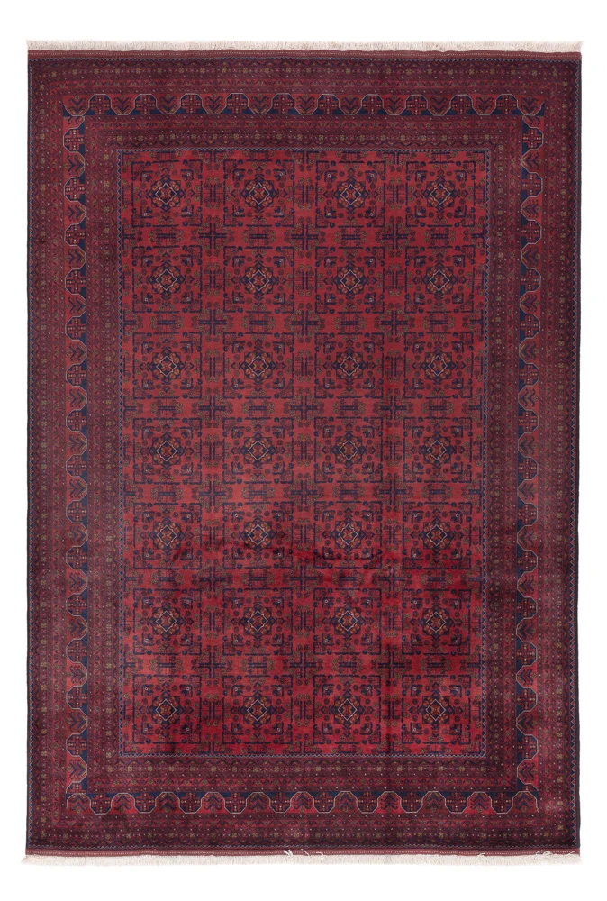 Afghan Teppich - Royal - 294 x 197 cm - dunkelrot
