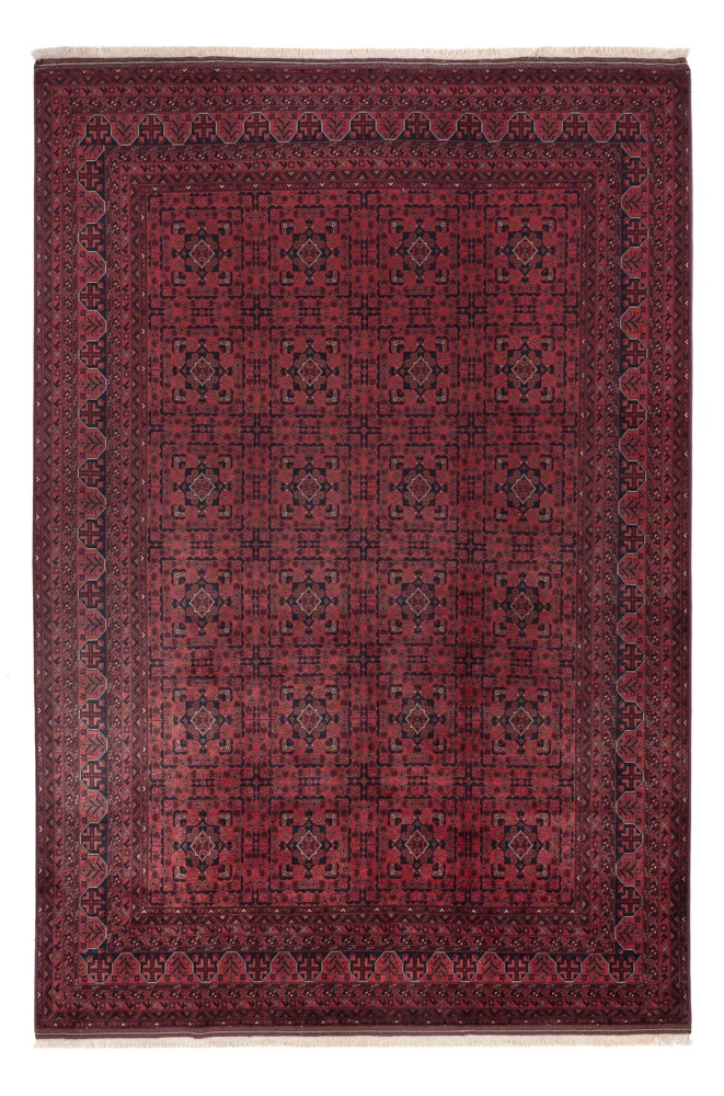 Afghan Teppich - Royal - 294 x 199 cm - dunkelrot