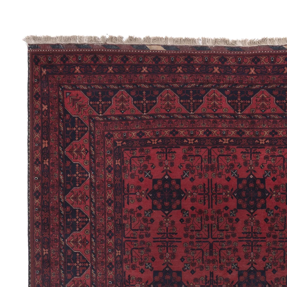 Afghan Teppich - Royal - 294 x 209 cm - dunkelrot