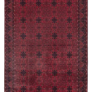 Afghan Teppich - Royal - 302 x 193 cm - dunkelrot