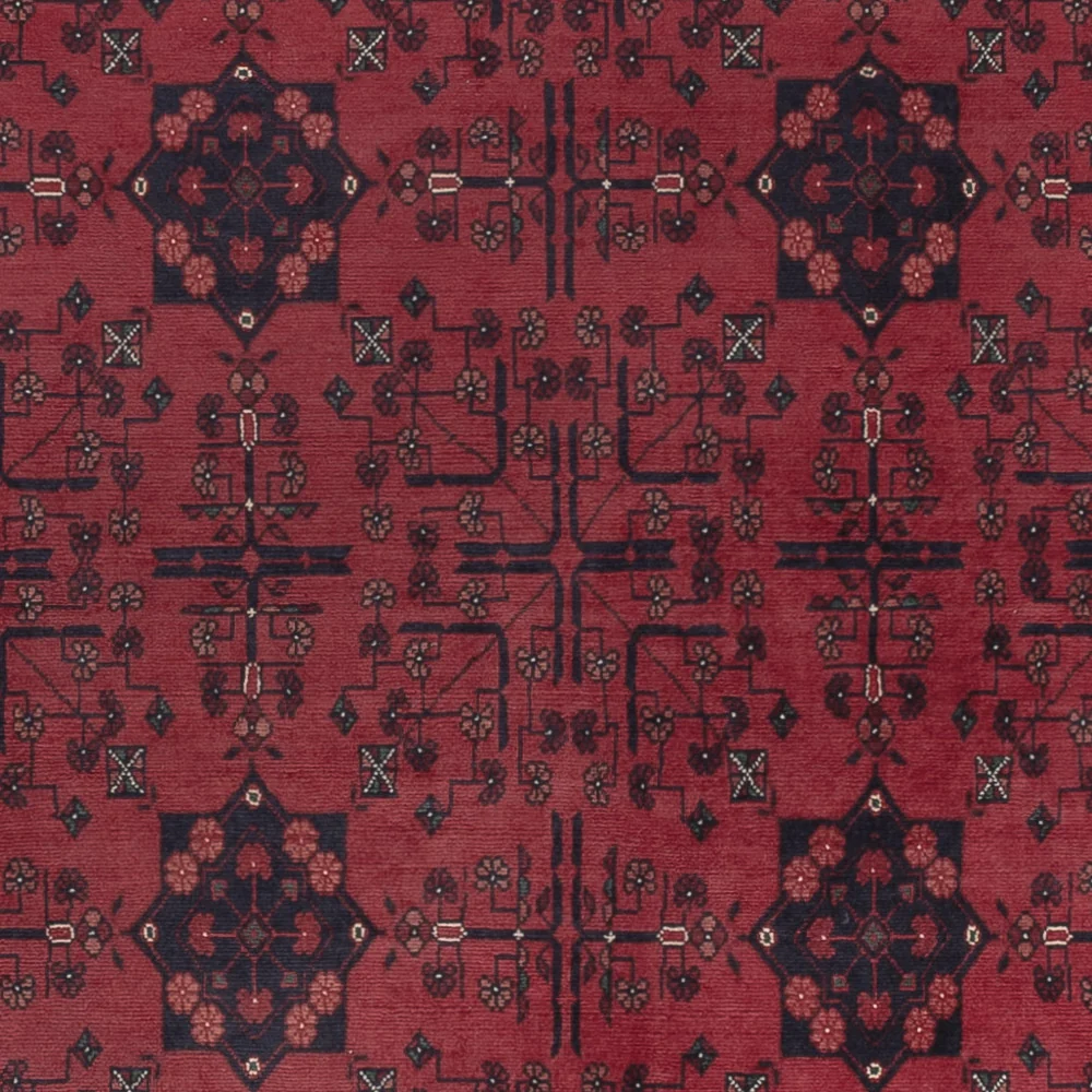 Afghan Teppich - Royal - 302 x 193 cm - dunkelrot