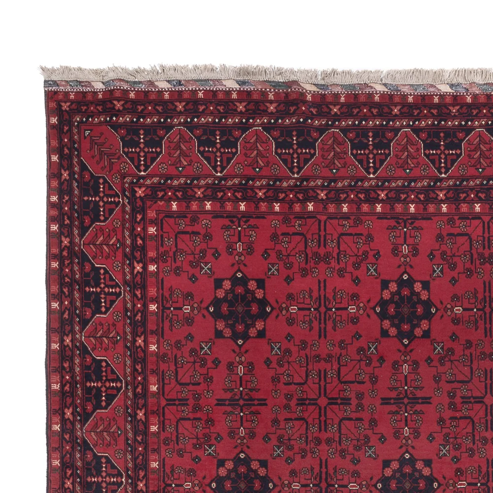 Afghan Teppich - Royal - 302 x 193 cm - dunkelrot