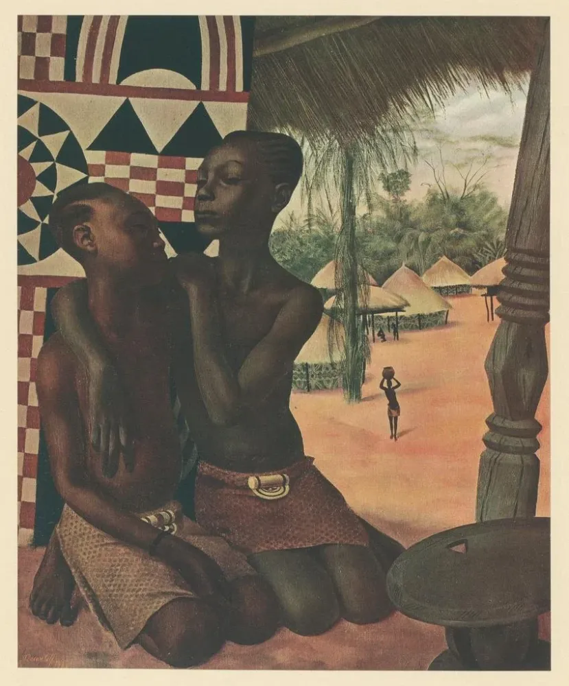 Afrikanische Zeichnungen und Gemälde Bd. 33 - Alexandre Iacovleff | Kunstdruck