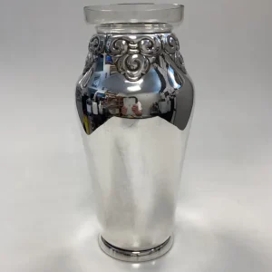 Art Nouveau / Deco Sølvplet Vase
