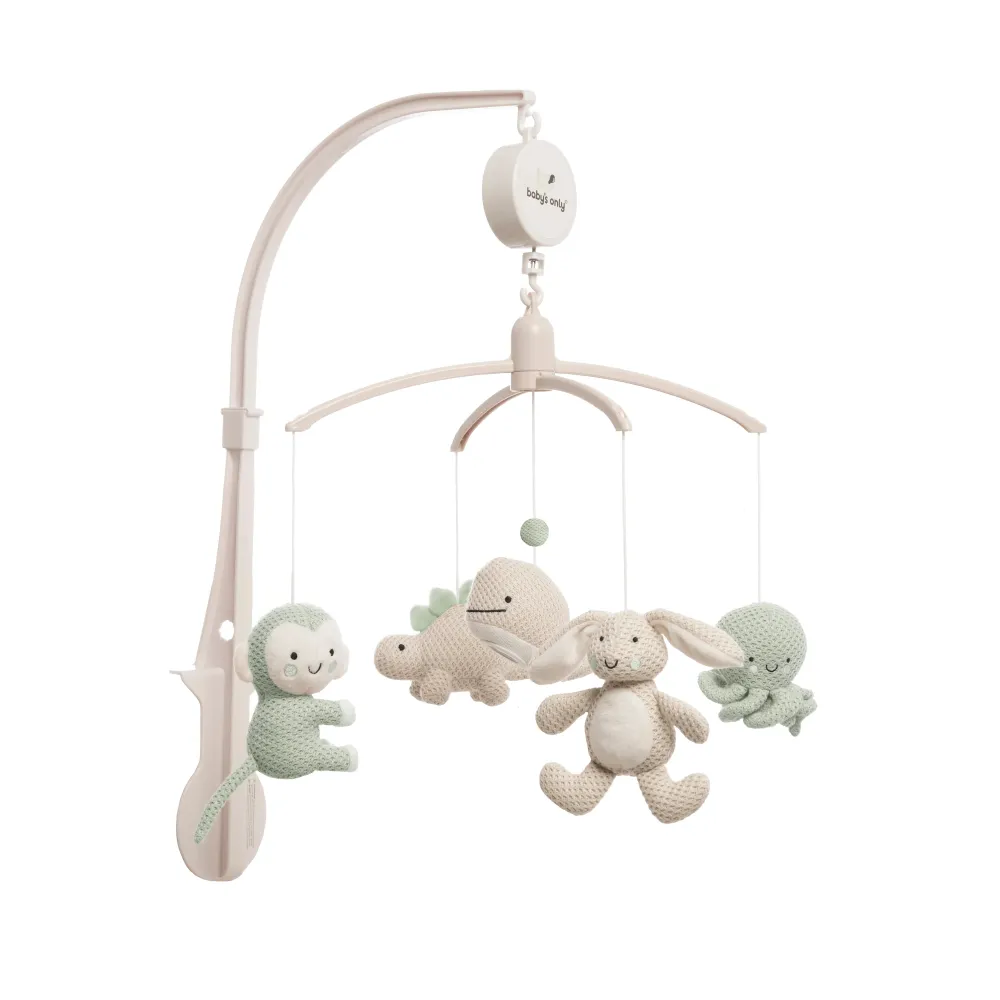 Baby's Only Musik Mobile Tierchen grün/beige