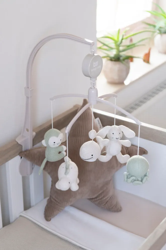 Baby's Only Musik Mobile Tierchen grün/beige