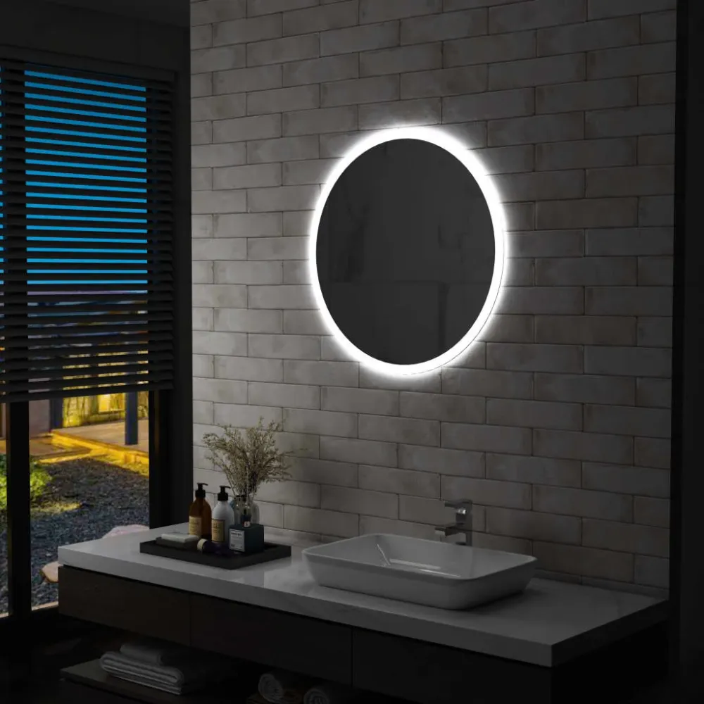 Badezimmerspiegel mit LED 70 cm