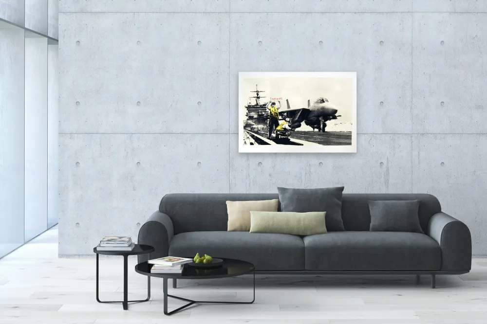 Banksy Kunstdruck - Leinwand mit Keilrahmen - Applause