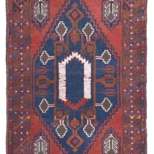 Belutsch Teppich 131 x 82 cm - blau