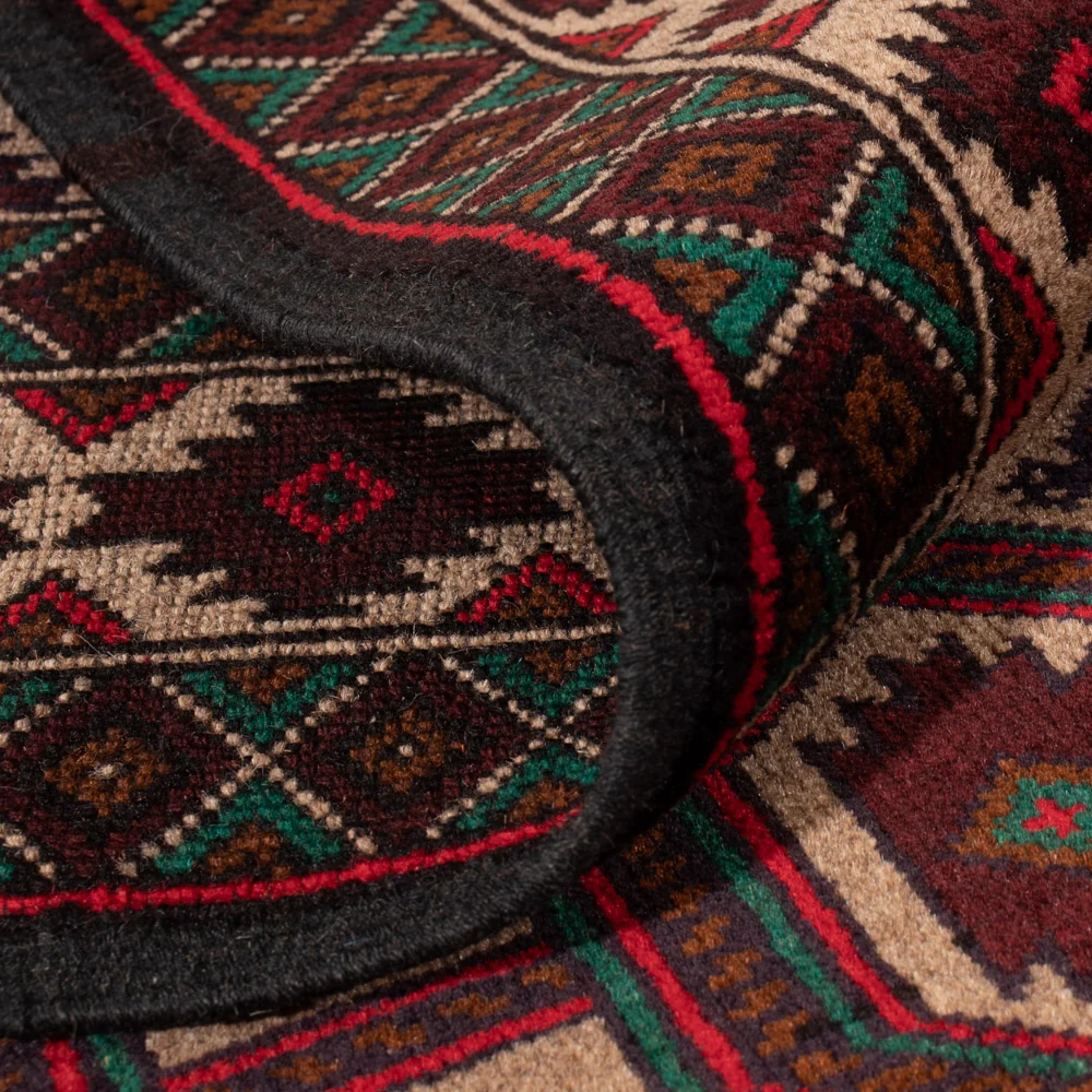 Belutsch Teppich - 140 x 90 cm - mehrfarbig