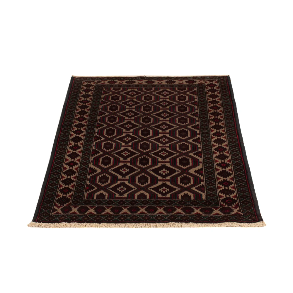 Belutsch Teppich - 140 x 90 cm - mehrfarbig