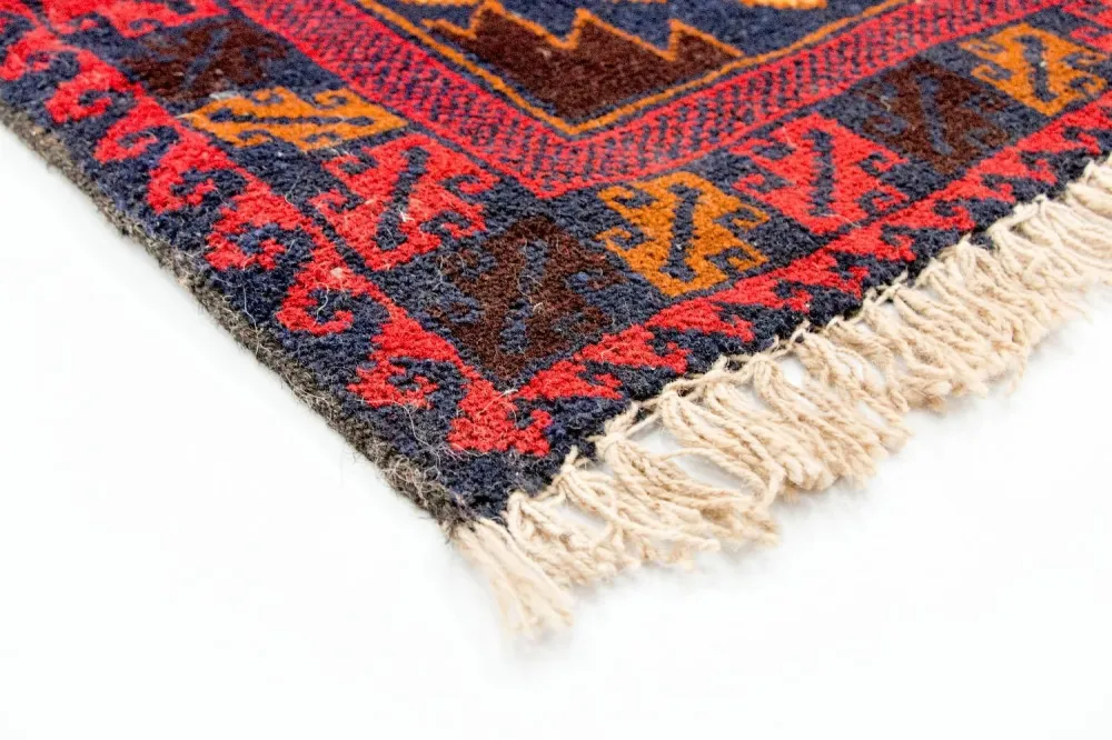 Belutsch Teppich 142 x 85 cm - mehrfarbig