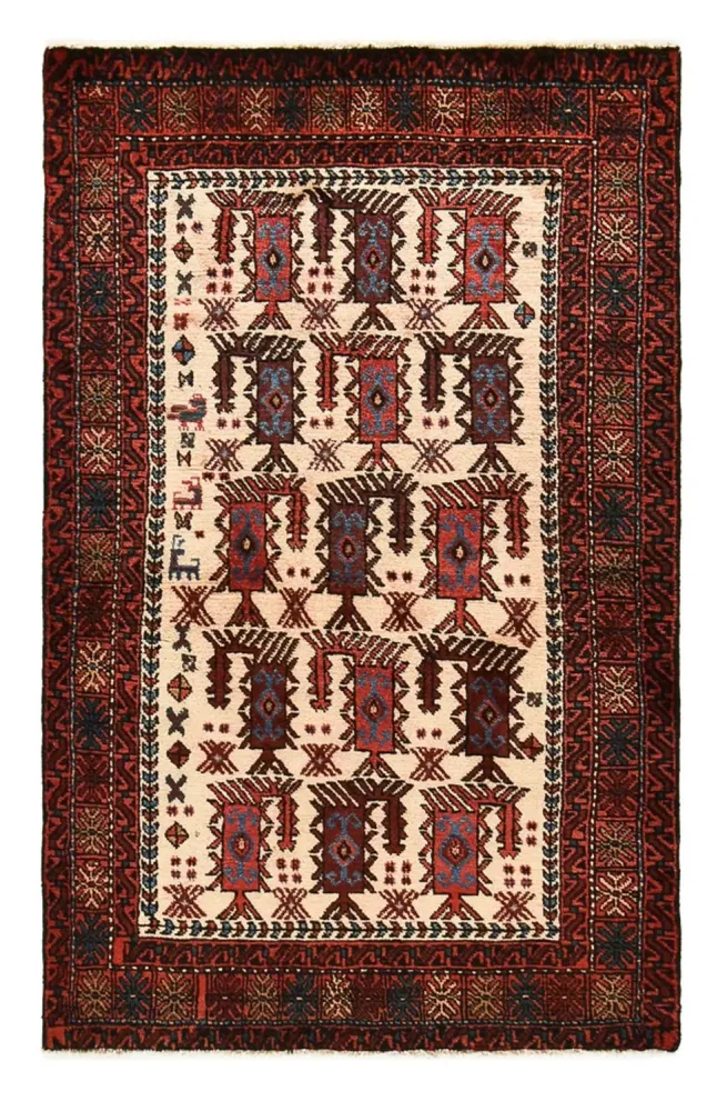 Belutsch Teppich - 155 x 98 cm - beige