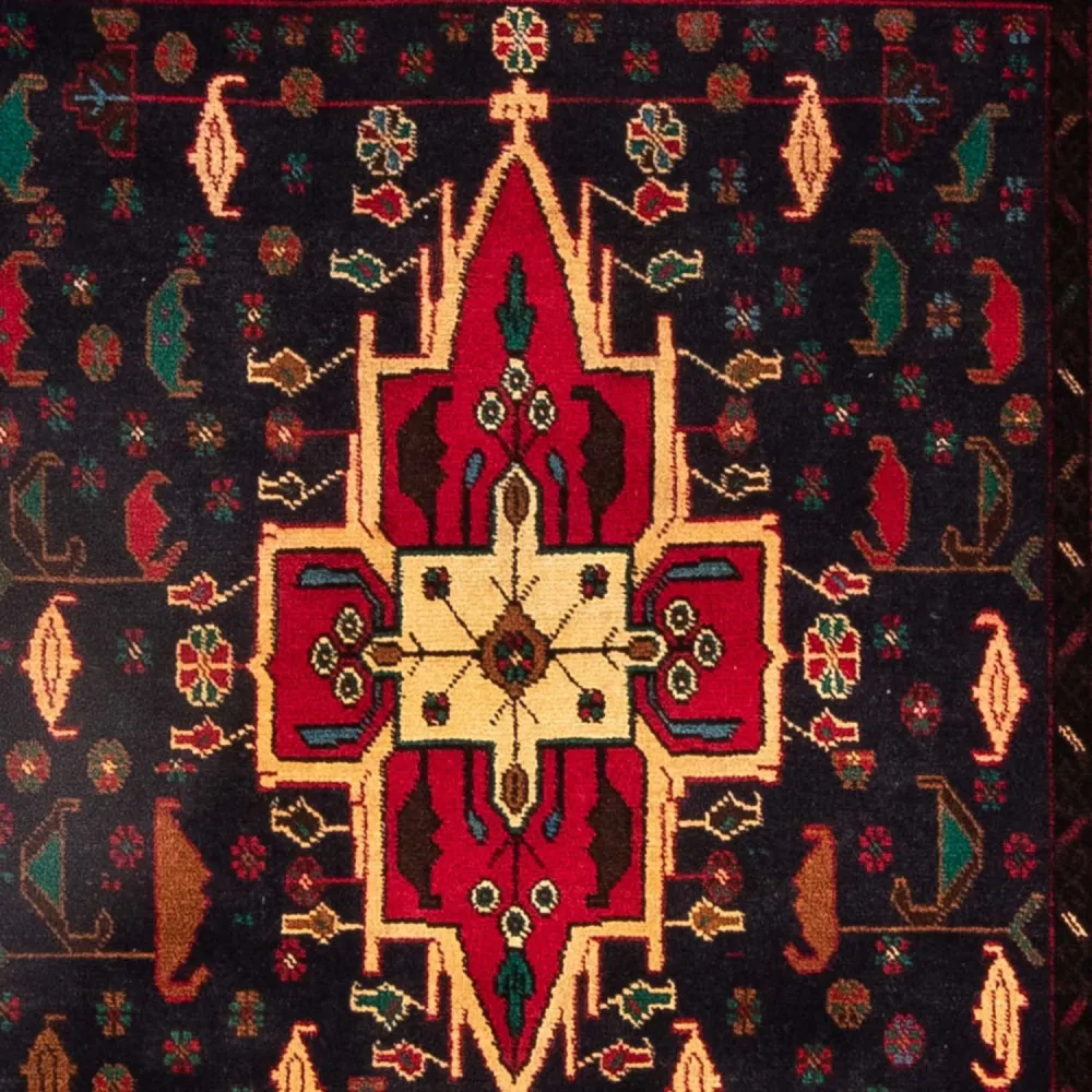 Belutsch Teppich 180 x 115 cm - dunkelblau