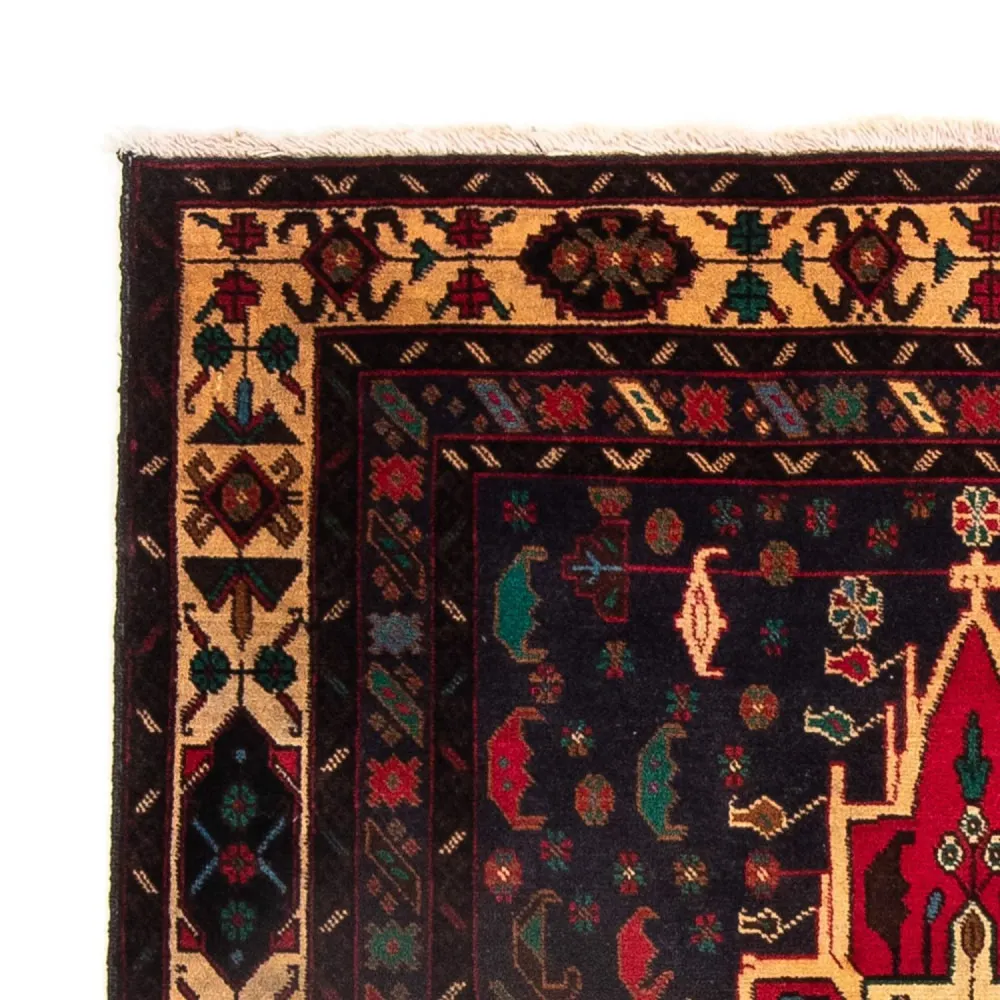 Belutsch Teppich 180 x 115 cm - dunkelblau