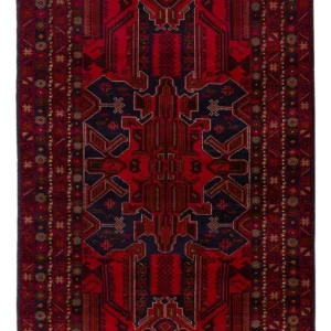 Belutsch Teppich - 184 x 116 cm - dunkelrot