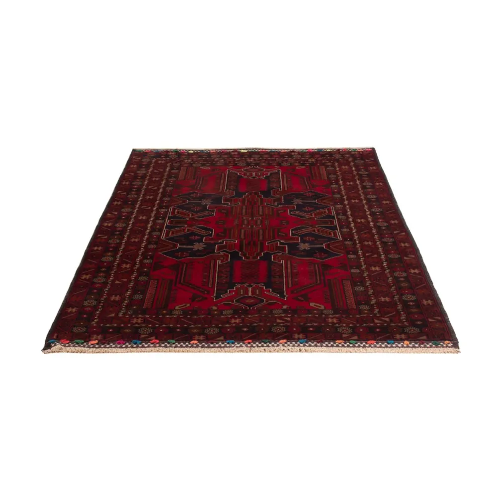 Belutsch Teppich - 184 x 116 cm - dunkelrot