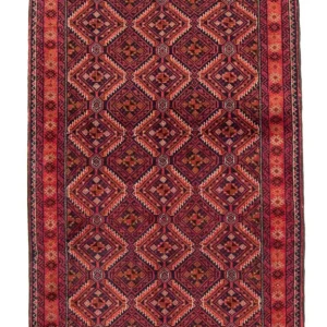 Belutsch Teppich 190 x 105 cm - rot
