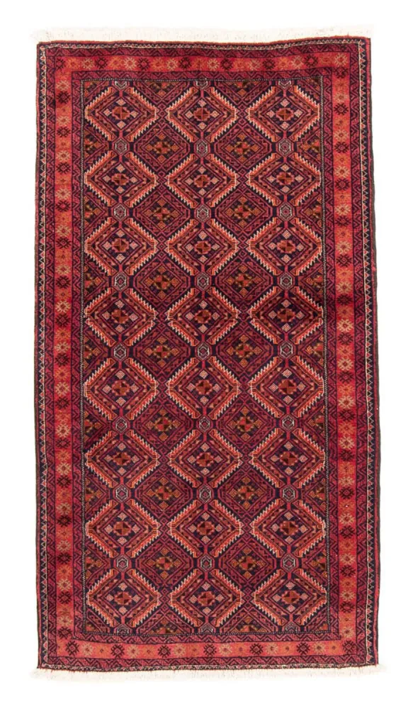 Belutsch Teppich 190 x 105 cm - rot