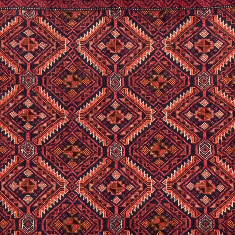 Belutsch Teppich 190 x 105 cm - rot
