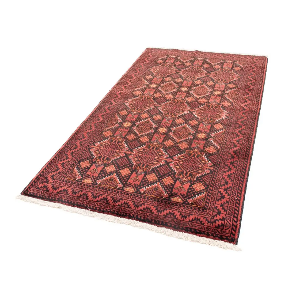 Belutsch Teppich 190 x 105 cm - rot