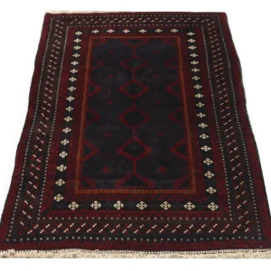 Belutsch Teppich 191 x 115 cm - dunkelrot