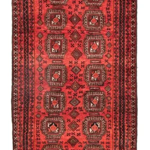 Belutsch Teppich 197 x 109 cm - rot