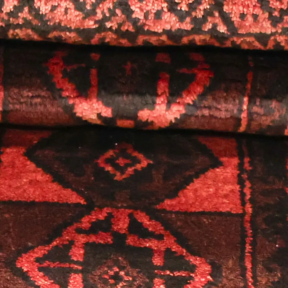 Belutsch Teppich - 205 x 117 cm - dunkelrot