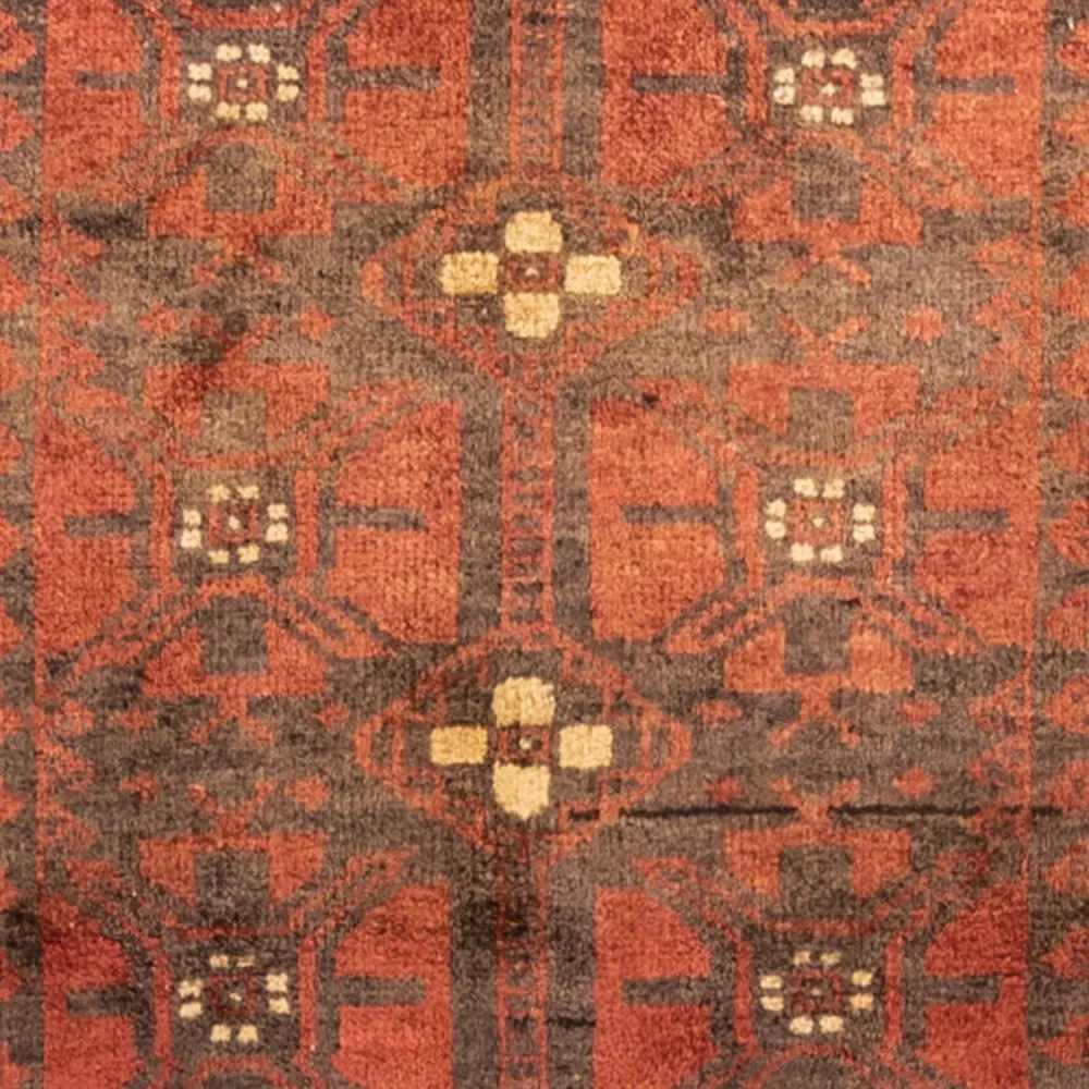 Belutsch Teppich 225 x 123 cm - hellrot
