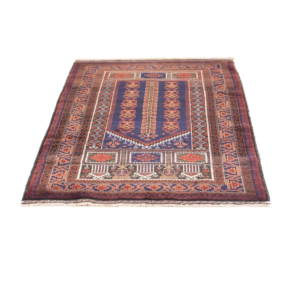 Belutsch Teppich - Gebetsteppich - 147 x 92 cm - blau