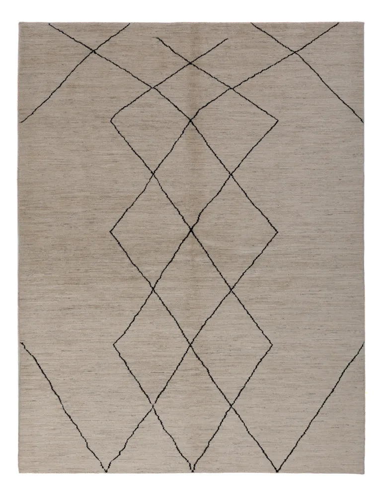 Berber Teppich - 235 x 175 cm - grau