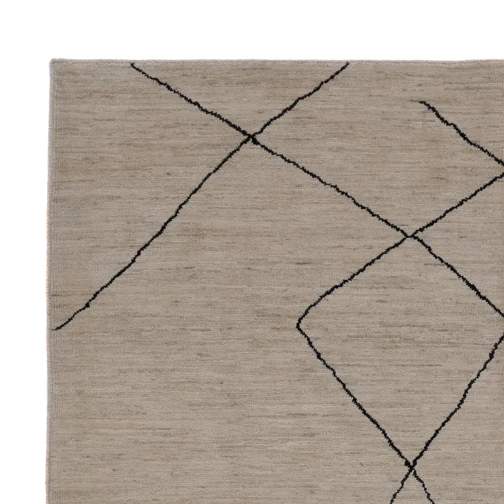 Berber Teppich - 235 x 175 cm - grau
