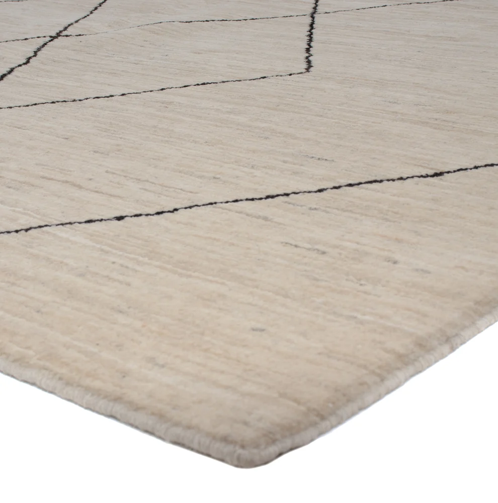 Berber Teppich - 235 x 175 cm - grau