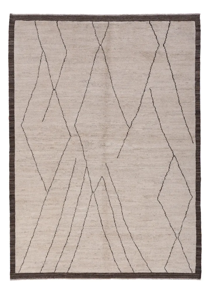 Berber Teppich - 239 x 172 cm - hellgrau