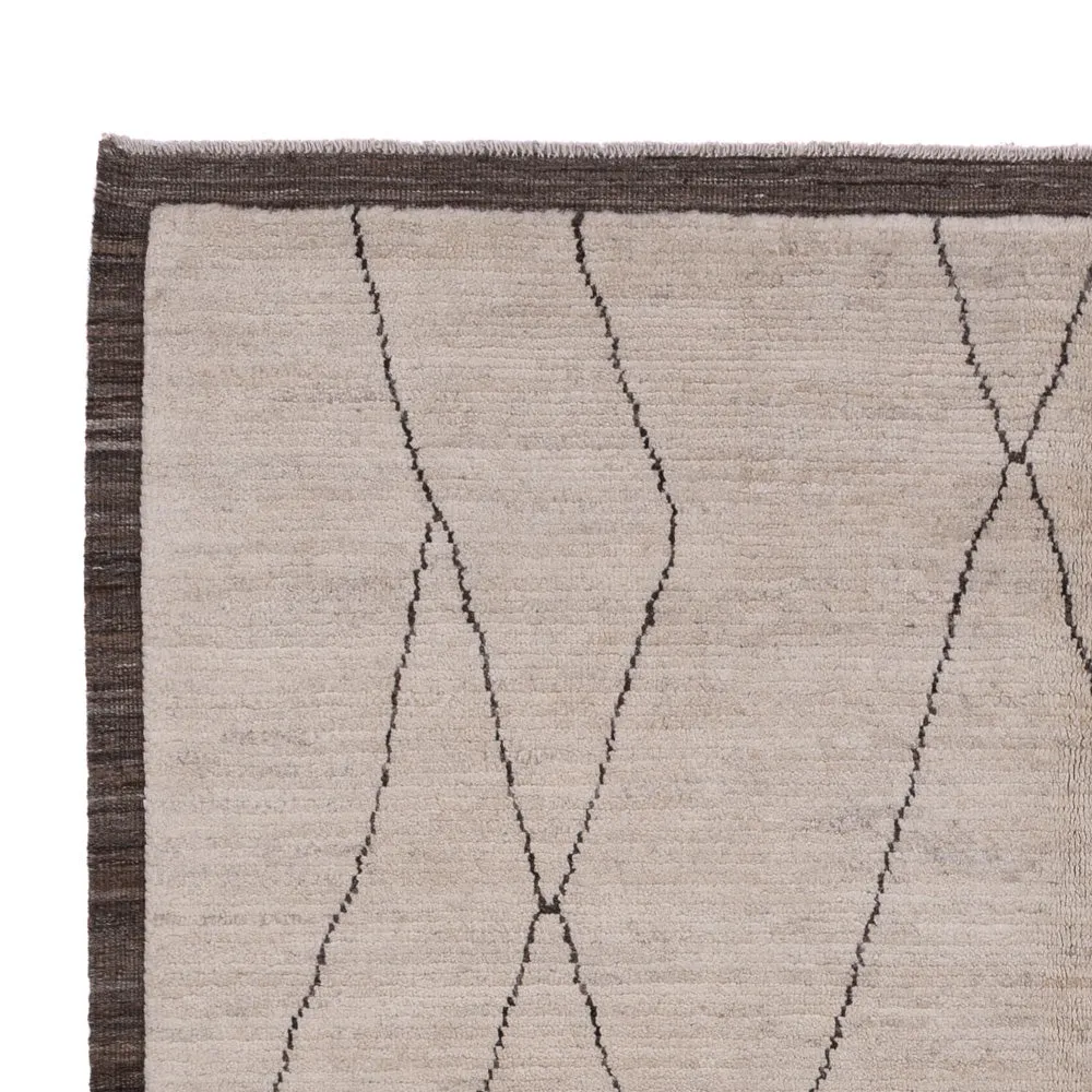 Berber Teppich - 239 x 172 cm - hellgrau