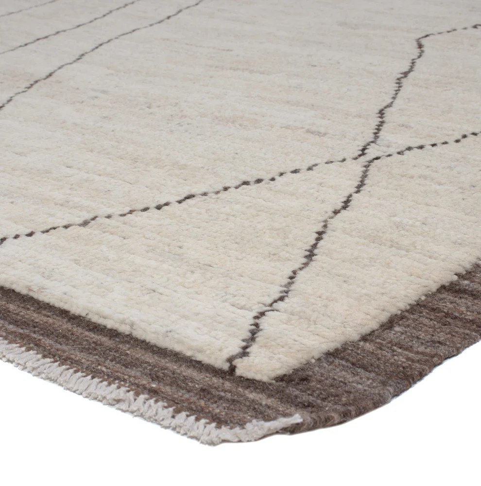 Berber Teppich - 239 x 172 cm - hellgrau
