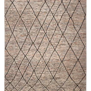 Berber Teppich - 284 x 218 cm - dunkelbeige