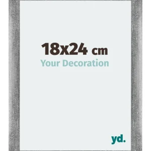 Bilderrahmen 18x24 cm - Grau Gewischt - MDF - Mura