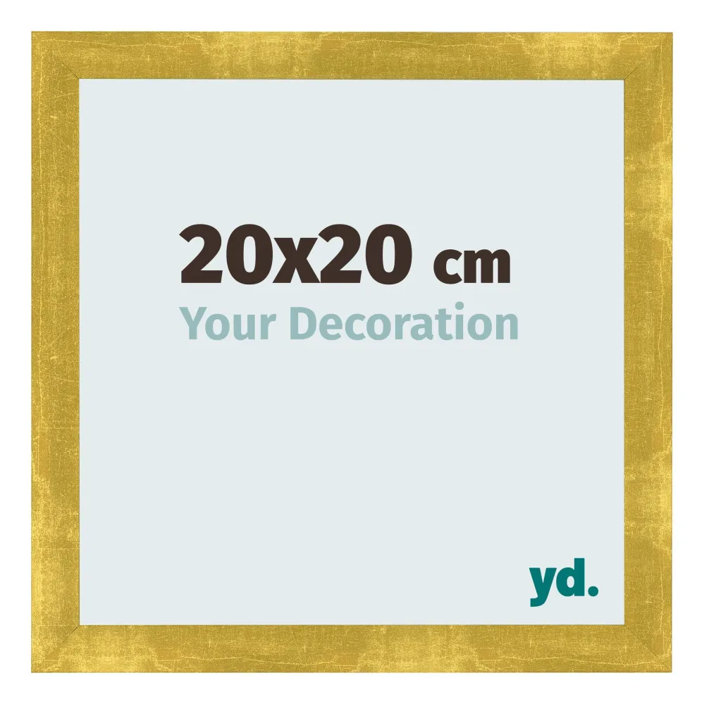 Bilderrahmen 20x20 cm - Gold Vintage - MDF - Pisa