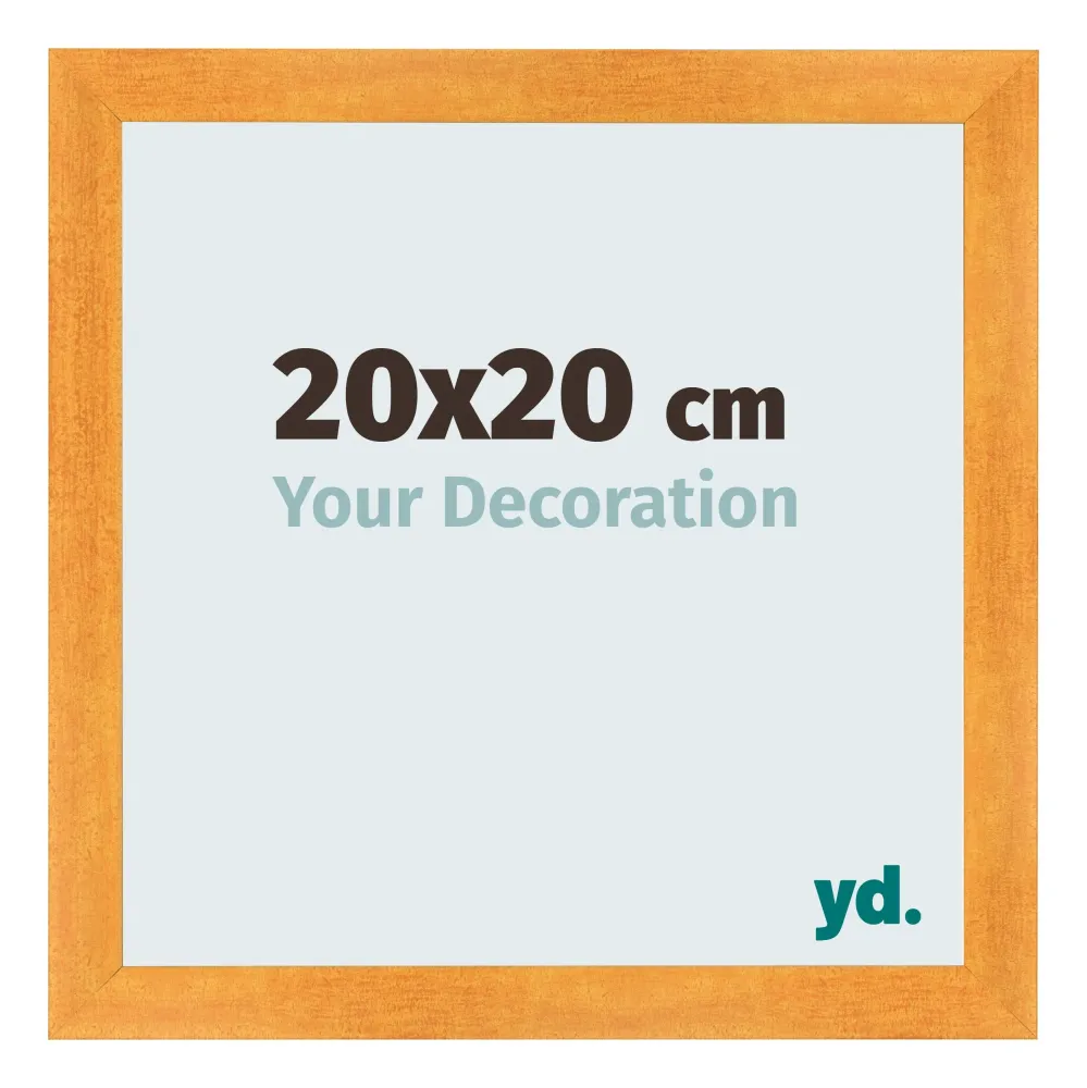 Bilderrahmen 20x20 cm - Orange - MDF - Pisa